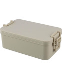 Lunch box double compartiments en PP Siena Matières : polypropylène (PP) Couleurs : noir goodies publicitaire événementiel