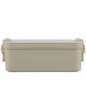 Lunch box double compartiments en PP Siena Matières : polypropylène (PP) Couleurs : noir personnalisation rapide en France