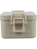 Lunch box double compartiments en PP Siena Matières : polypropylène (PP) Couleurs : noir goodies entreprise design