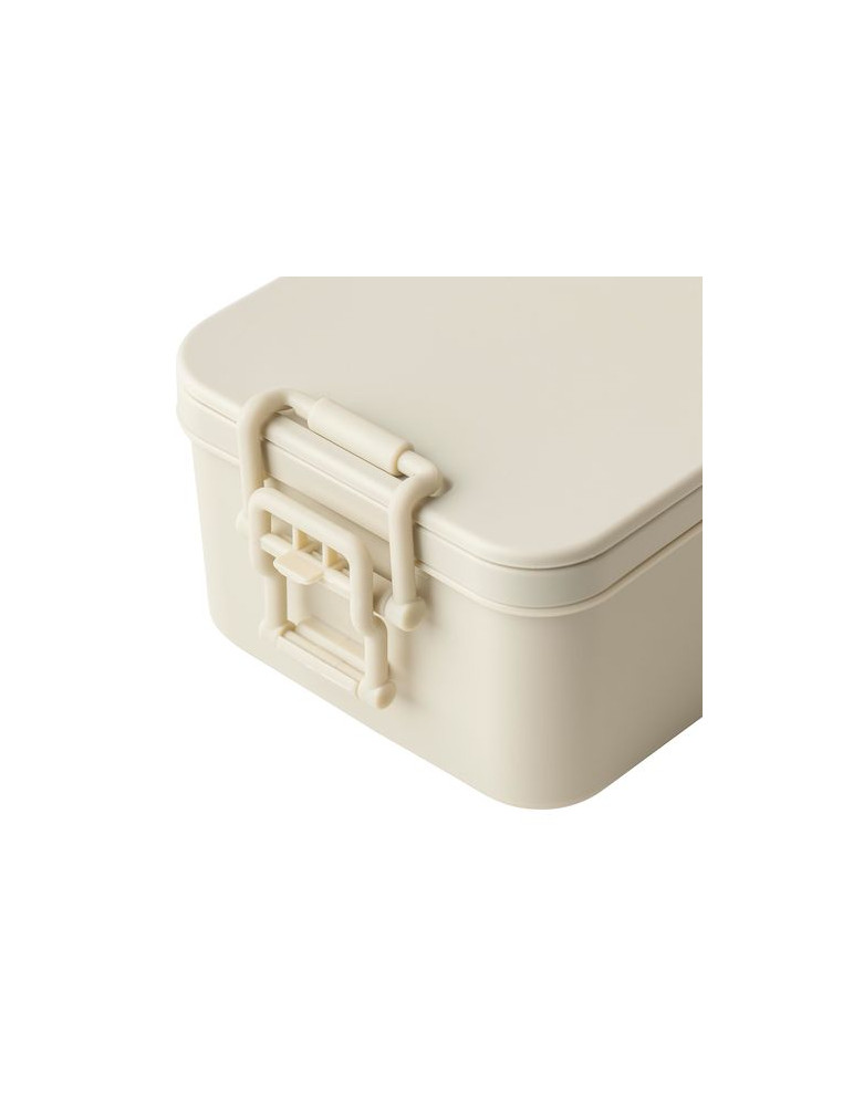 Lunch box double compartiments en PP Siena Matières : polypropylène (PP) Couleurs : noir goodies publicitaire durable