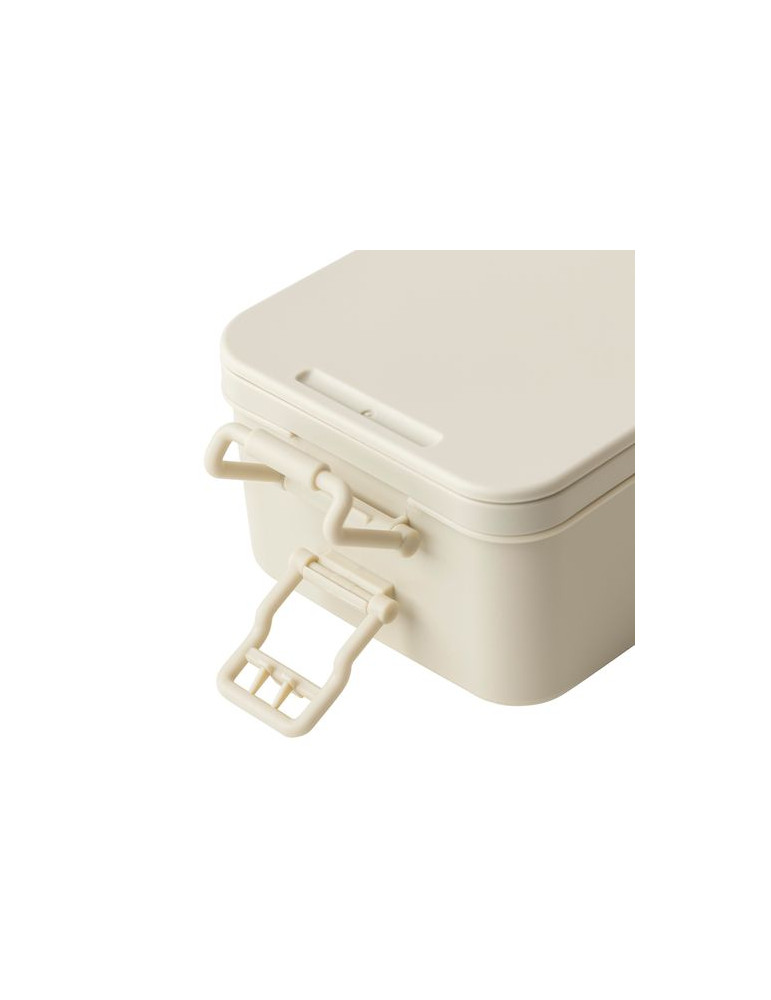 Lunch box double compartiments en PP Siena Matières : polypropylène (PP) Couleurs : noir cadeau entreprise pas cher