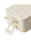 Lunch box double compartiments en PP Siena Matières : polypropylène (PP) Couleurs : beige goodies publicitaire événementiel