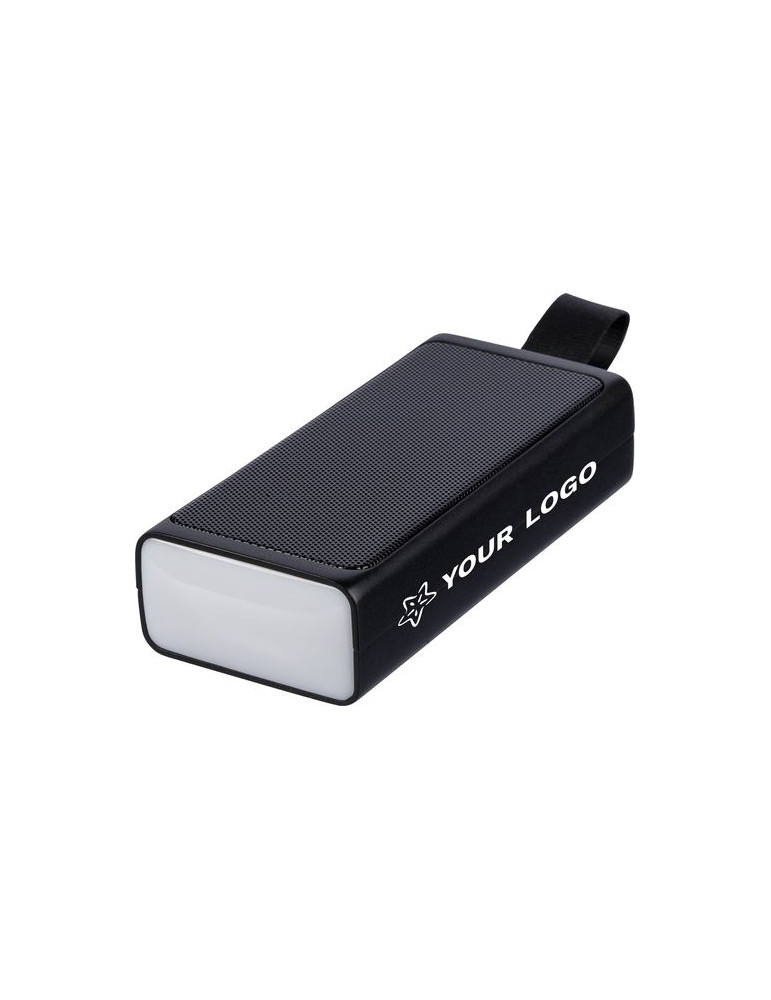 Enceinte portable en ABS recyclé Malina Matières : ABS recyclé Couleurs : noir cadeau entreprise pas cher