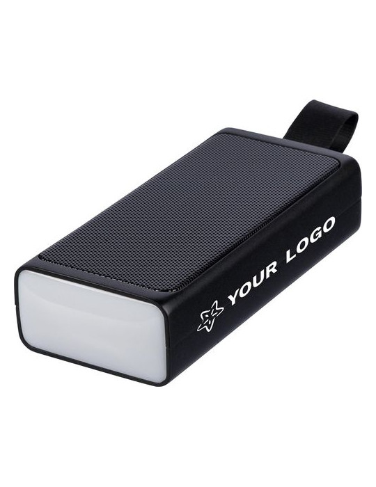 Enceinte portable en ABS recyclé Malina Matières : ABS recyclé Couleurs : noir cadeau entreprise pas cher