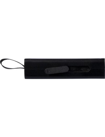Enceinte portable en ABS recyclé Malina Matières : ABS recyclé Couleurs : noir marquage laser ultra précis