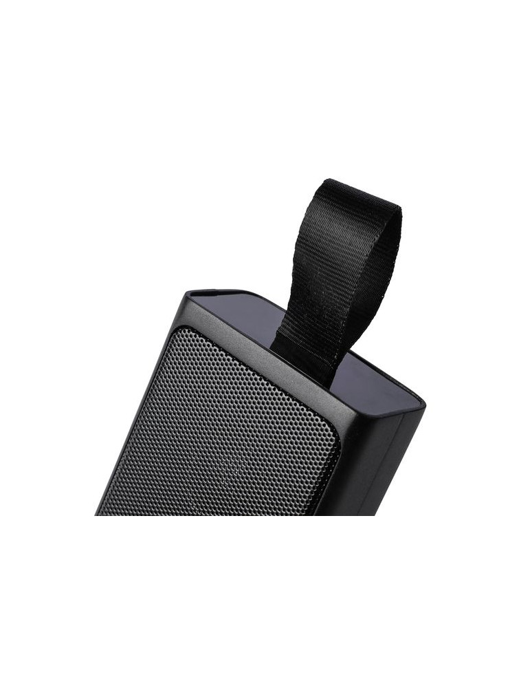 Enceinte portable en ABS recyclé Malina Matières : ABS recyclé Couleurs : noir cadeau collaborateur premium