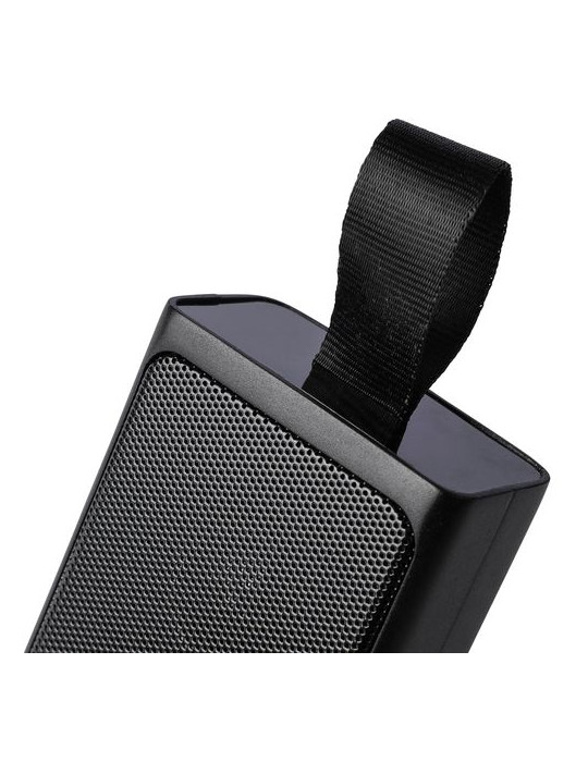 Enceinte portable en ABS recyclé Malina Matières : ABS recyclé Couleurs : noir cadeau collaborateur premium