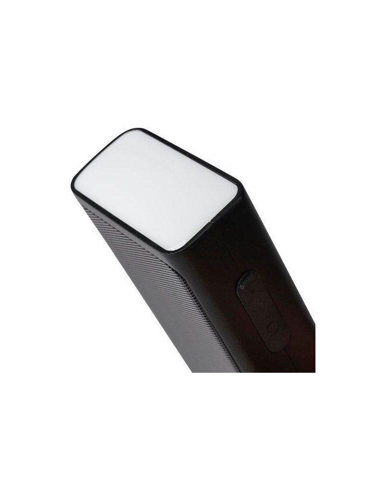 Enceinte portable en ABS recyclé Malina Matières : ABS recyclé Couleurs : noir accessoire événementiel unique