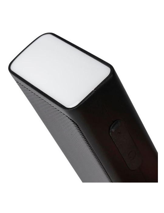 Enceinte portable en ABS recyclé Malina Matières : ABS recyclé Couleurs : noir accessoire événementiel unique