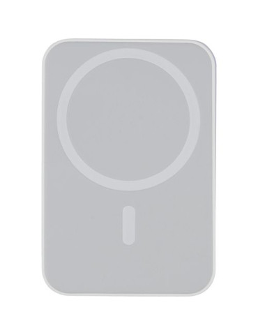 Power bank sans fil en ABS recyclé Miren Matières : ABS recyclé Couleurs : blanc personnalisable avec votre logo