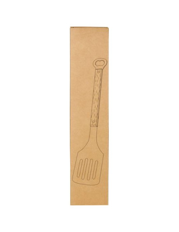 Spatule pour barbecue en acier inoxydable Saphira Matières : acier inoxydable Couleurs : brun cadeau entreprise pas cher
