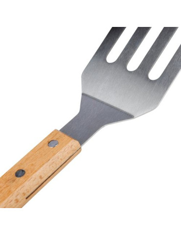 Spatule pour barbecue en acier inoxydable Saphira Matières : acier inoxydable Couleurs : brun impression haute définition