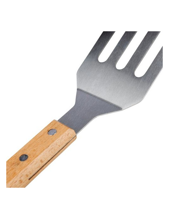 Spatule pour barbecue en acier inoxydable Saphira Matières : acier inoxydable Couleurs : brun impression haute définition