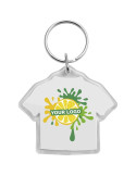 Porte-clés en plastique Zuni Matières : fer Couleurs : naturel personnalisable avec votre logo