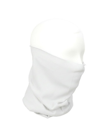 Bouclier de visage et de cou | Oskarine Matières : polyester Couleurs : blanc