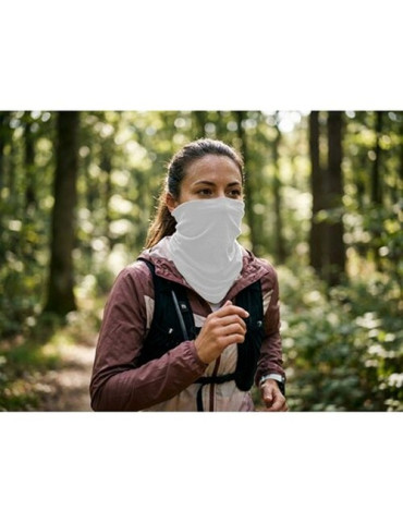 Bouclier de visage et de cou | Oskarine Matières : polyester Couleurs : blanc 2