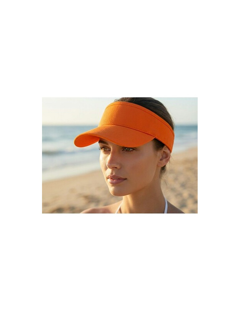 Visière | Angelos Matières : coton Couleurs : orange cadeau collaborateur premium