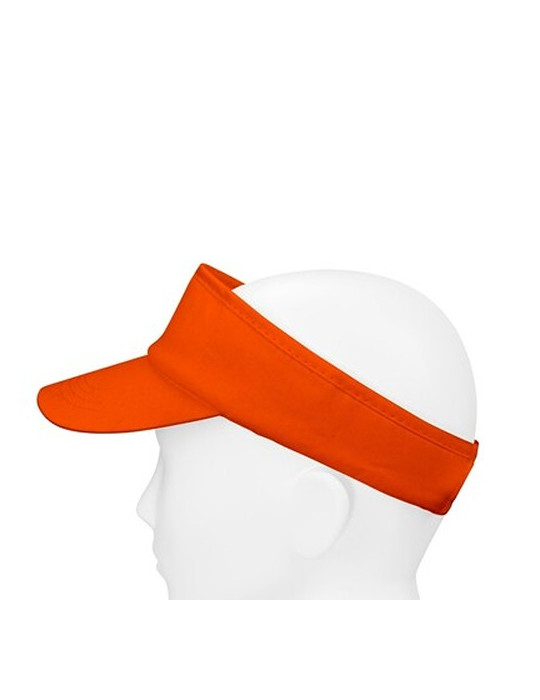 Visière | Angelos Matières : coton Couleurs : orange objet promo petit budget