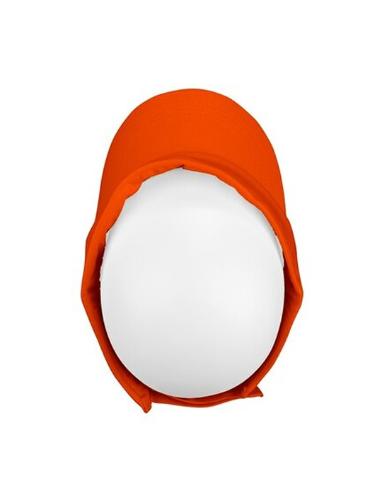 Visière | Angelos Matières : coton Couleurs : orange cadeau entreprise pas cher