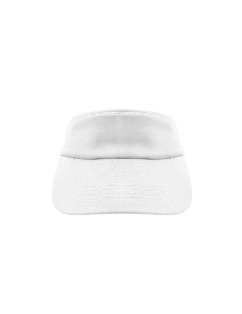 Visière | Angelos Matières : coton Couleurs : blanc objet promotionnel éco-responsable