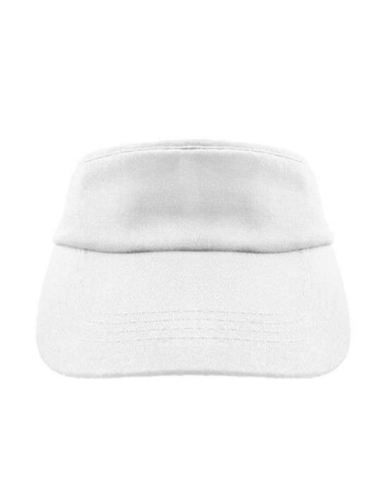 Visière | Angelos Matières : coton Couleurs : blanc objet promotionnel éco-responsable