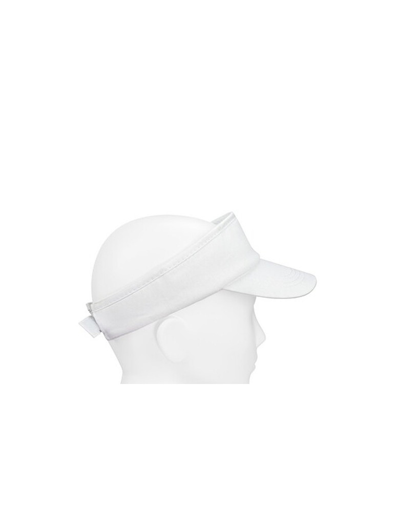 Visière | Angelos Matières : coton Couleurs : blanc impression logo haute qualité
