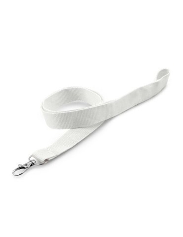 Lanière avec mousqueton | Hulda Matières : polyester Couleurs : blanc