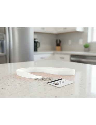 Lanière avec mousqueton | Hulda Matières : polyester Couleurs : blanc 2