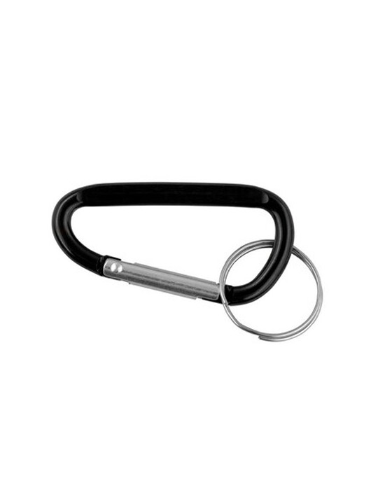 Porte-clé mousqueton | Ebele Matières : aluminium Couleurs : noir personnalisation rapide en France