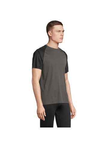 VORTEX TEE-SHIRT RAGLAN Taille textile : M Couleurs : anthracite marquage couleur éclatante
