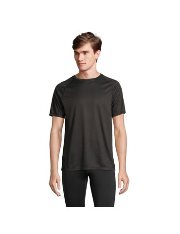 VORTEX TEE-SHIRT RAGLAN Taille textile : XS Couleurs : noir personnalisable avec votre logo