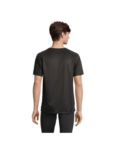 VORTEX TEE-SHIRT RAGLAN Taille textile : XXL Couleurs : noir goodies publicitaire durable