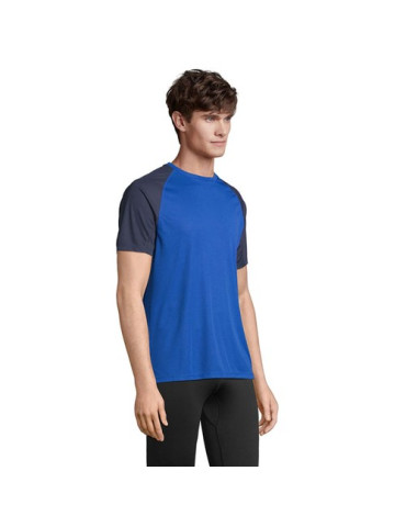 VORTEX TEE-SHIRT RAGLAN Taille textile : XL Couleurs : bleu royal goodies publicitaire événementiel
