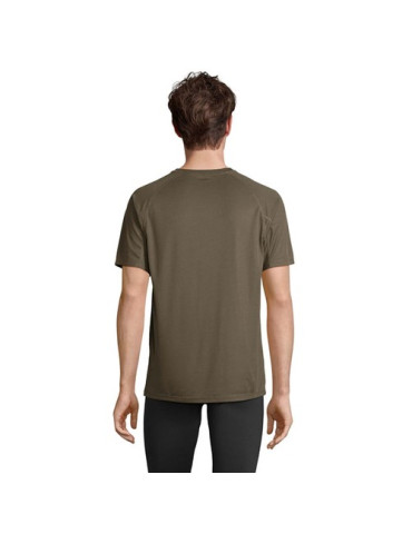 VORTEX TEE-SHIRT RAGLAN Taille textile : XS Couleurs : vert armée goodies publicitaire durable