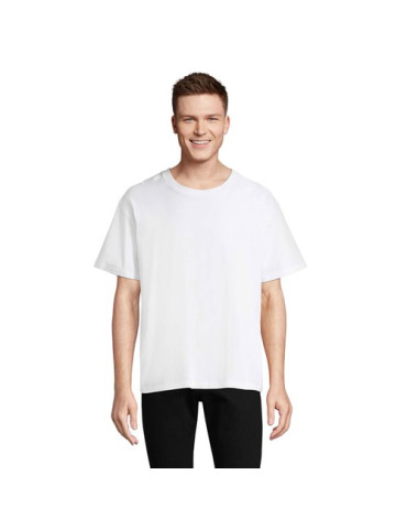 LEGACY TEE-SHIRT OVERSIZE Taille textile : XXL Couleurs : blanc objet publicitaire robuste
