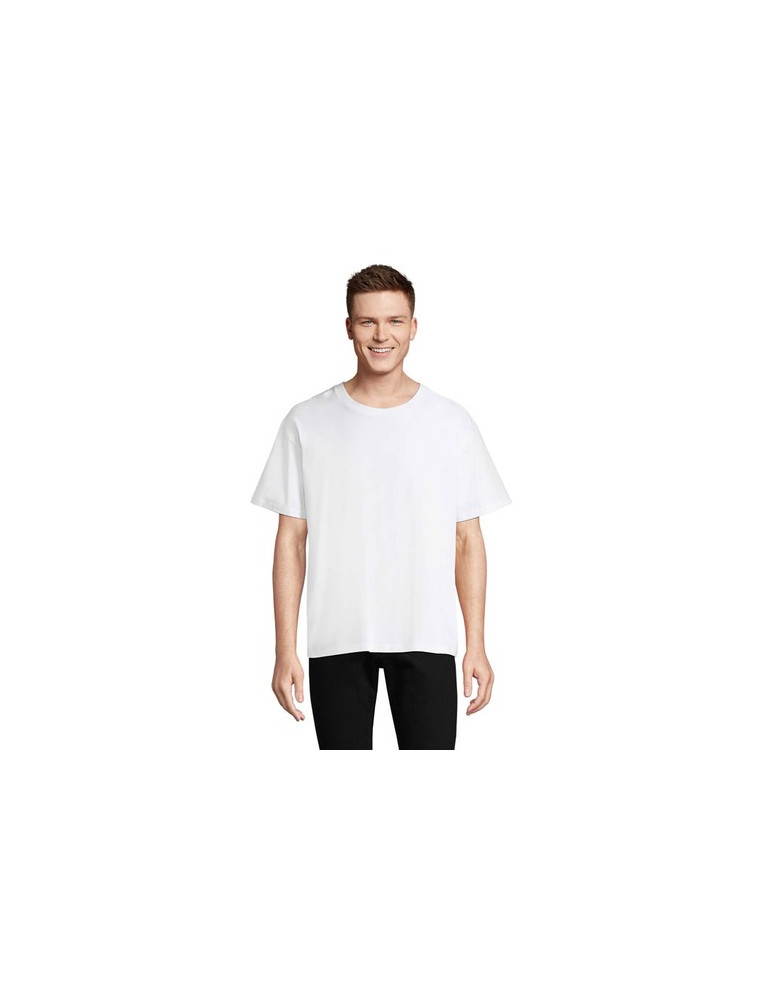 LEGACY TEE-SHIRT OVERSIZE Taille textile : XXL Couleurs : blanc objet publicitaire robuste