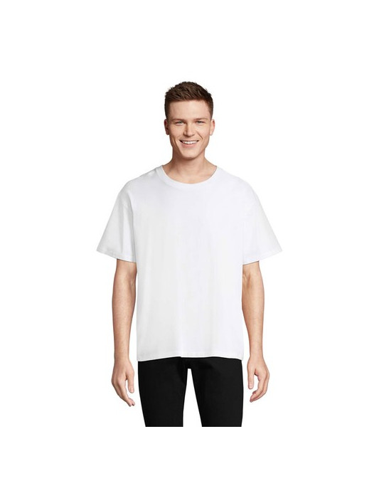 LEGACY TEE-SHIRT OVERSIZE Taille textile : XXL Couleurs : blanc objet publicitaire robuste