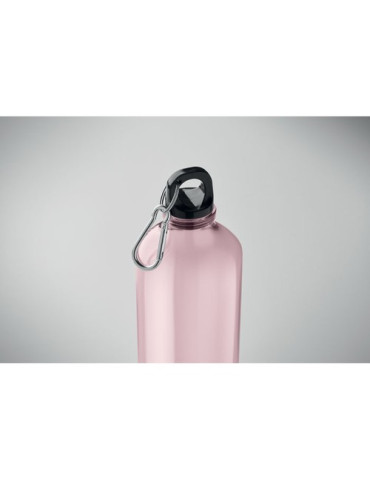 MOSS RE750 Gourde RPET 750ml Couleurs : rose transparent personnalisable avec votre logo