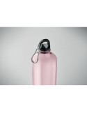 MOSS RE750 Gourde RPET 750ml Couleurs : rose transparent personnalisable avec votre logo