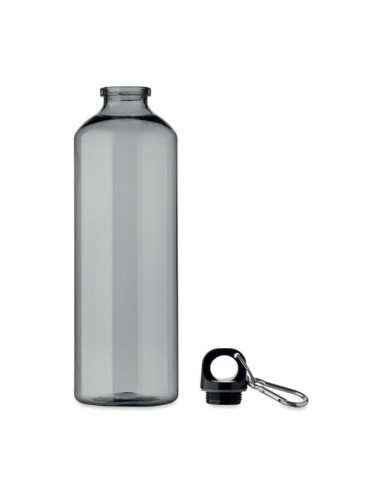 MOSS RE750 Gourde RPET 750ml Couleurs : gris transparent impression logo haute qualité