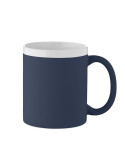 MUGIVA Mug en céramique 300ml Couleurs : bleu marine marquage laser ultra précis