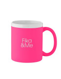 MUGIVA Mug en céramique 300ml Couleurs : fuchsia fluo goodies publicitaire durable