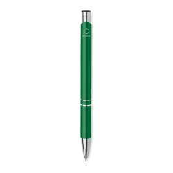 Stylo à bille  en aluminium recyclé personnalisable - BERN RA Matières : aluminium recyclé  Couleurs : vert personnalisation sur
