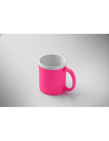 MUGIVA Mug en céramique 300ml Couleurs : fuchsia fluo livraison express 24h 48h