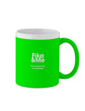 MUGIVA Mug en céramique 300ml Couleurs : vert fluo objet promo petit budget