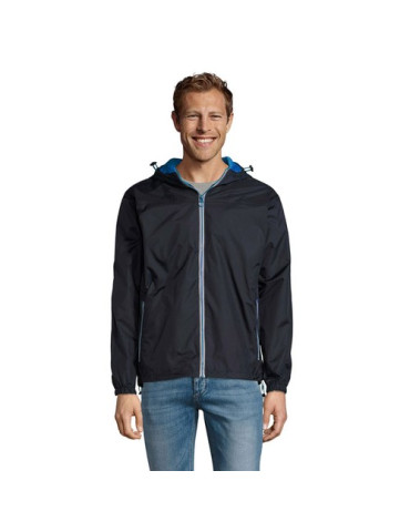 SKATE COUPE-VENT UNISEXE Taille textile : S Couleurs : bleu marine impression logo haute qualité