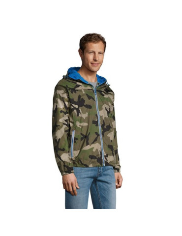 SKATE COUPE-VENT UNISEXE Taille textile : XL Couleurs : bleu royal personnalisation sur mesure