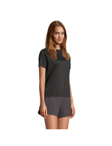 VORTEX WOMEN RAGLAN Taille textile : XXL Couleurs : noir marquage couleur éclatante