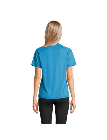 VORTEX WOMEN RAGLAN Taille textile : M Couleurs : bleu aqua accessoire événementiel unique