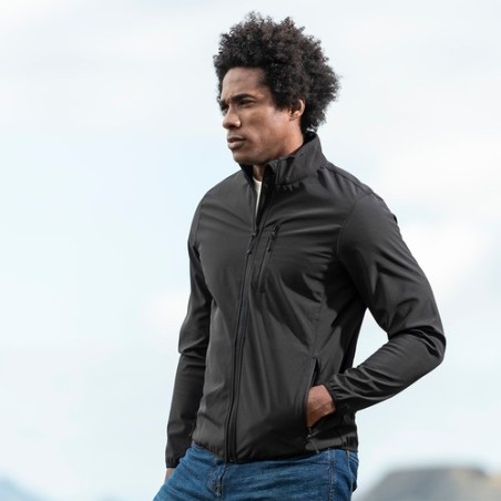 Veste Éco-responsable Imperméable Personnalisée Pas Cher - Scola Matières : élasthanne Taille textile : L Couleurs : bleu person
